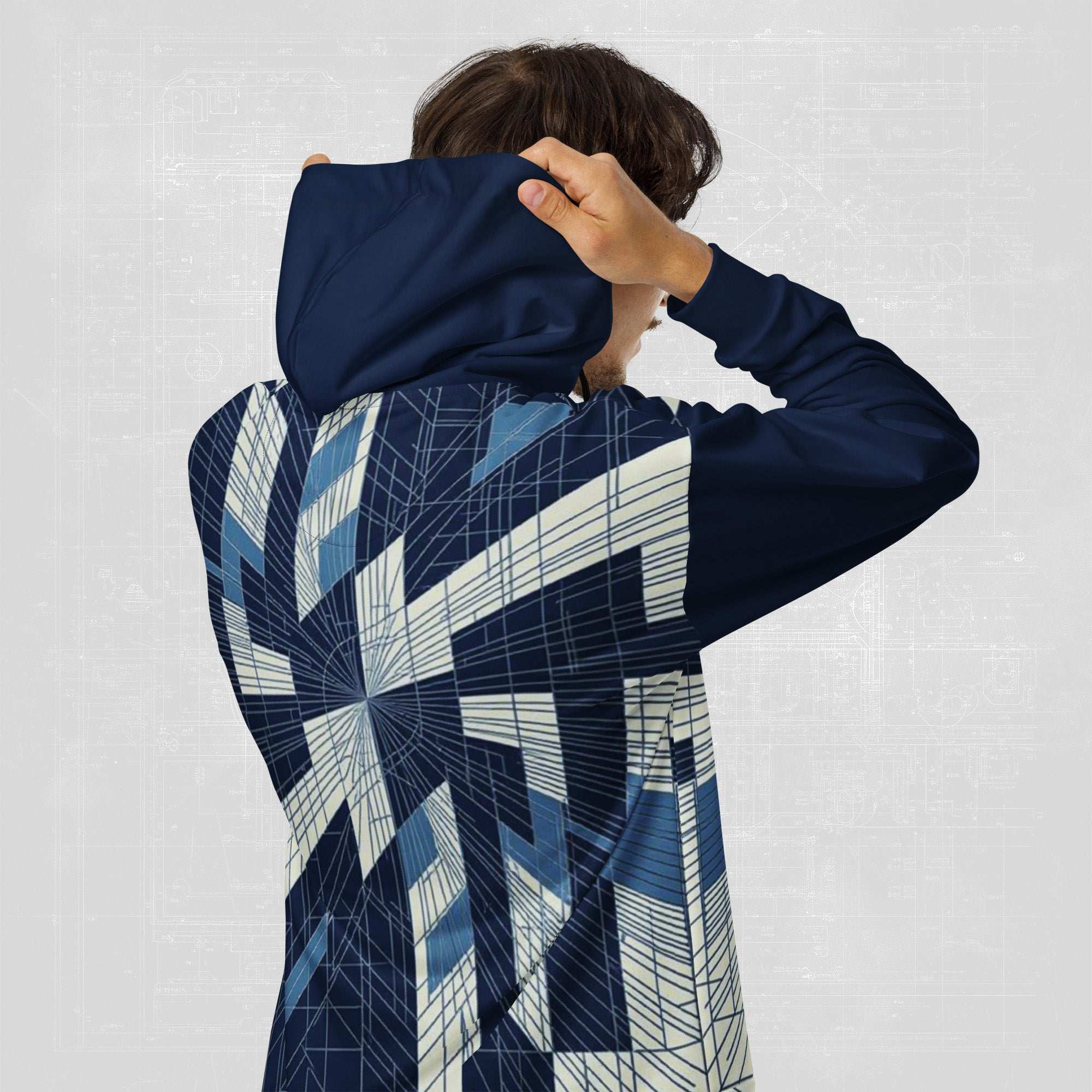 Men's Blueprint Bleed Hoodie (No.12)