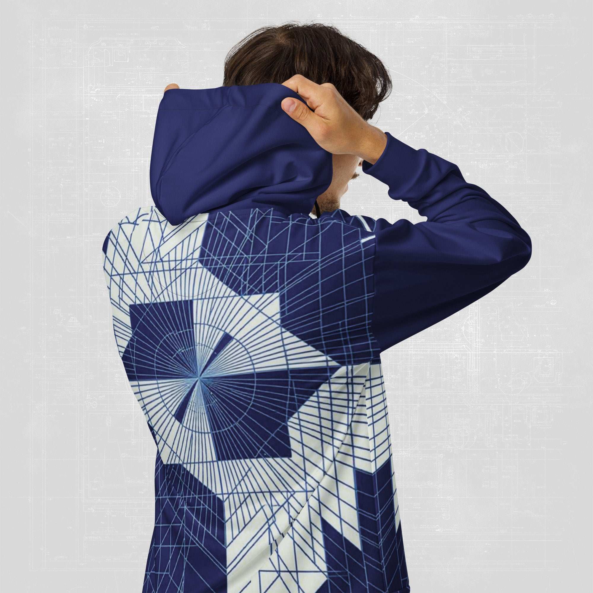 Men's Blueprint Bleed Hoodie (No.13)