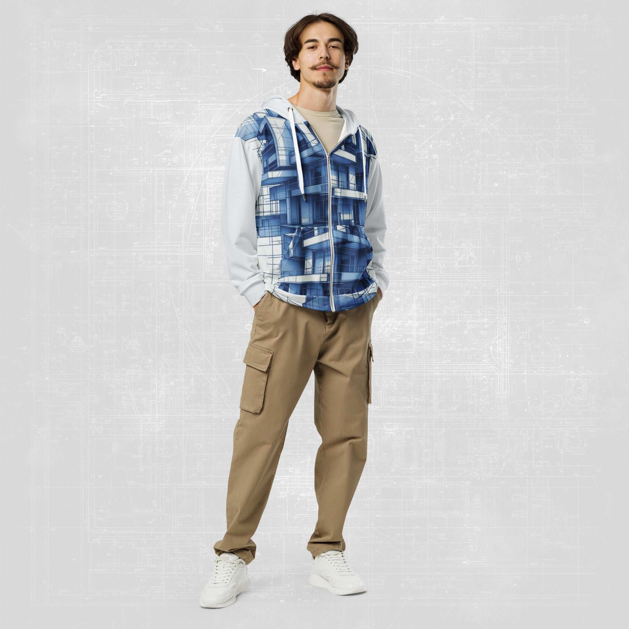 Men's Blueprint Bleed Hoodie (No.15)