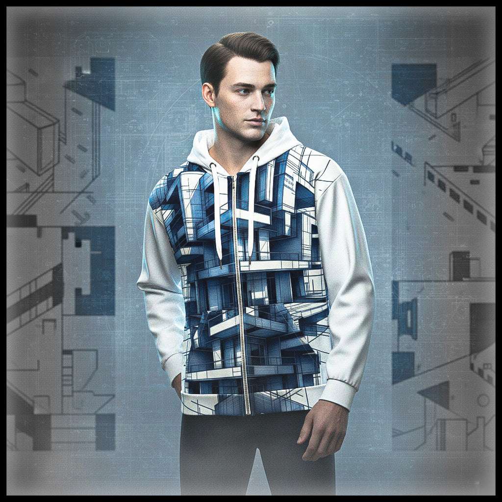 Men's Blueprint Bleed Hoodie (No.15)