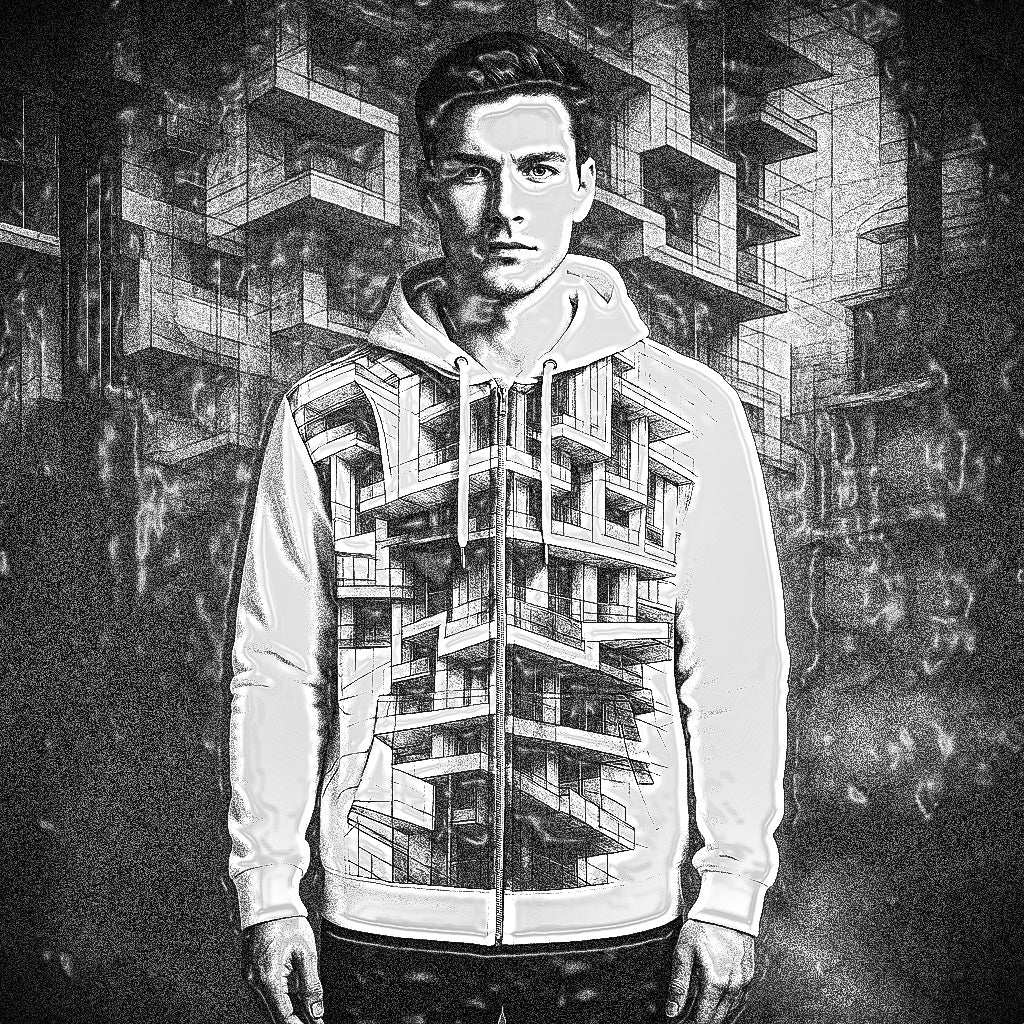 Men's Blueprint Bleed Hoodie (No.15)