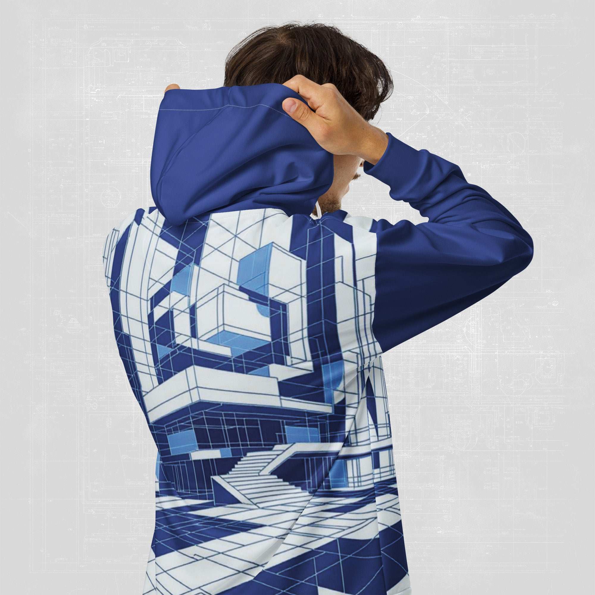 Men's Blueprint Bleed Hoodie (No.16)