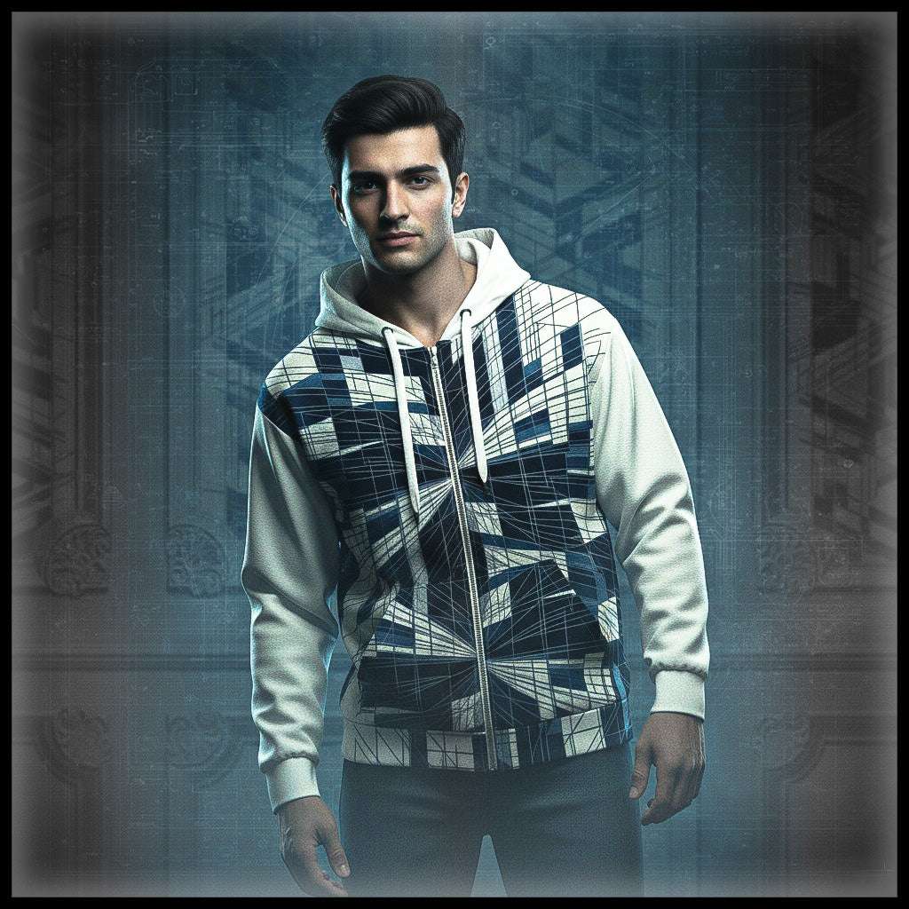 Men's Blueprint Bleed Hoodie (No.17)