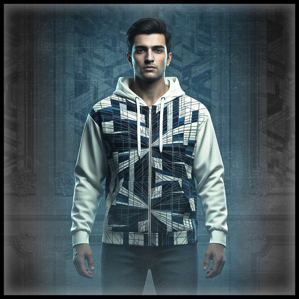 Men's Blueprint Bleed Hoodie (No.17)