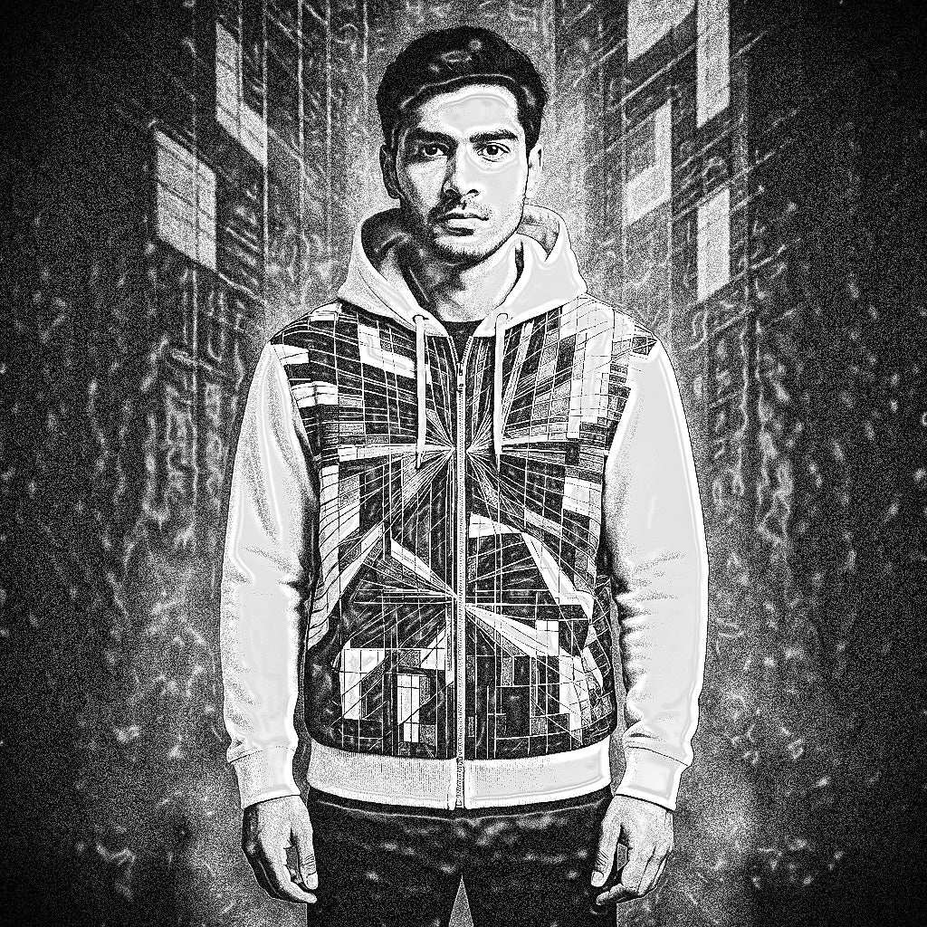 Men's Blueprint Bleed Hoodie (No.17)