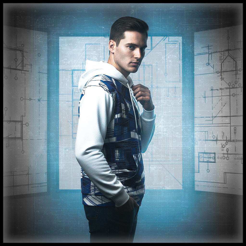 Men's Blueprint Bleed Hoodie (No.18)