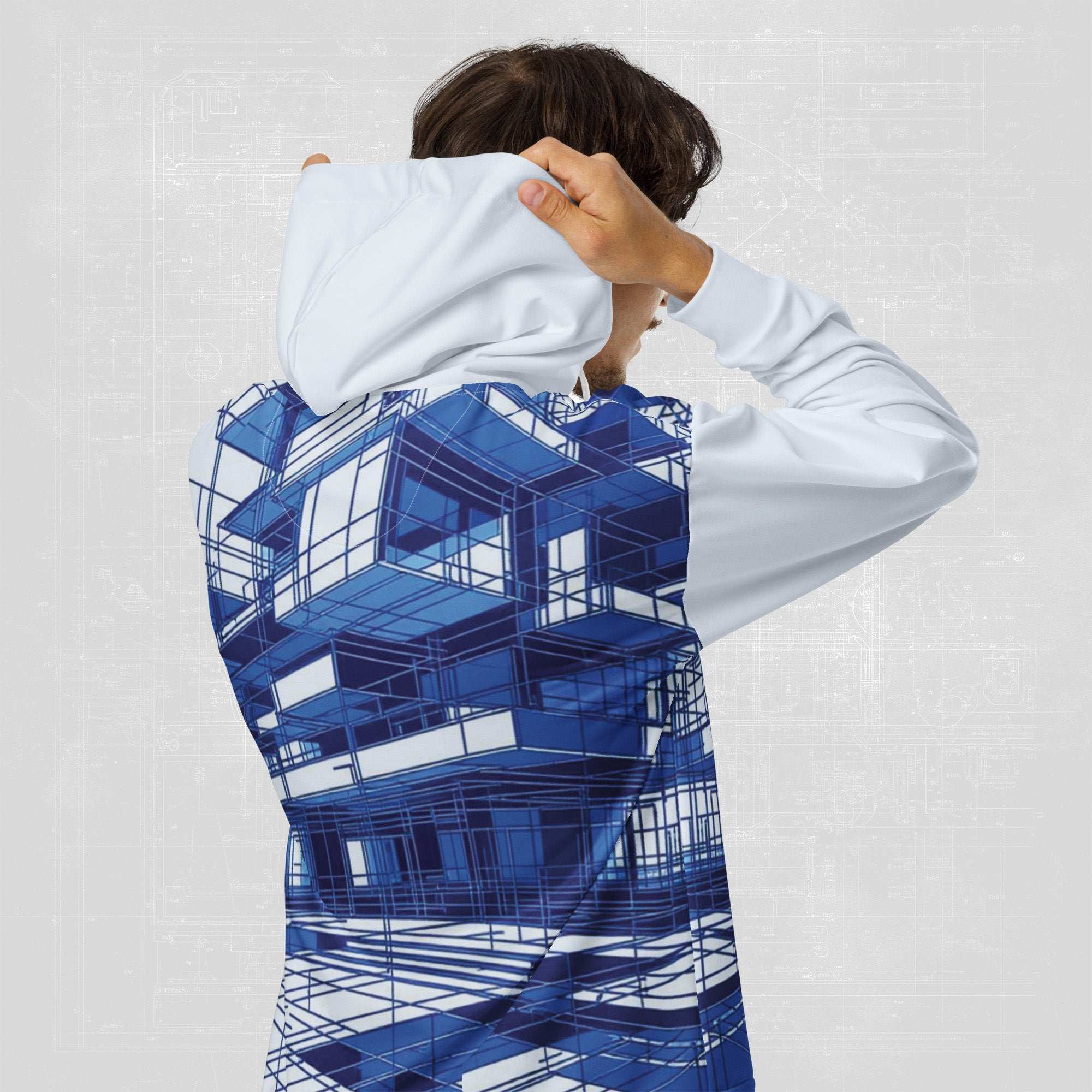 Men's Blueprint Bleed Hoodie (No.18)