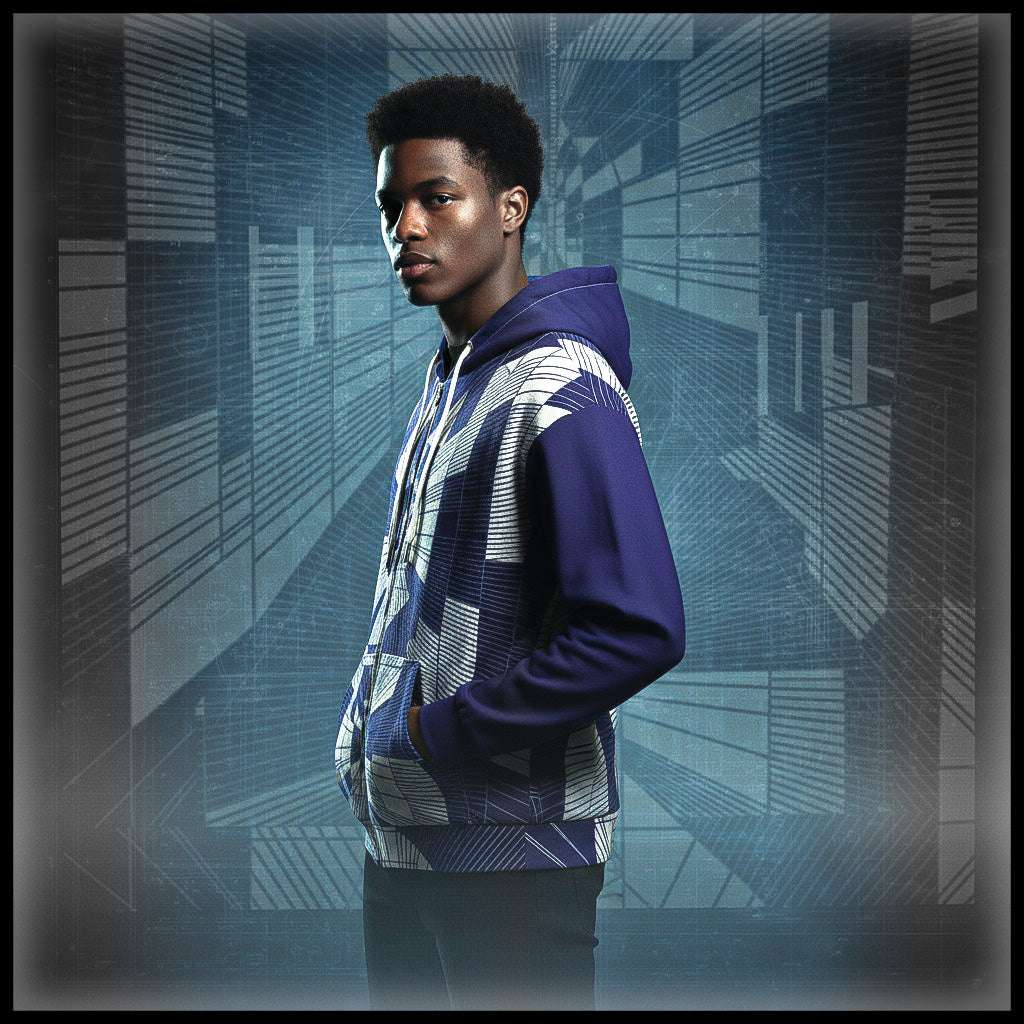 Men's Blueprint Bleed Hoodie (No.19)