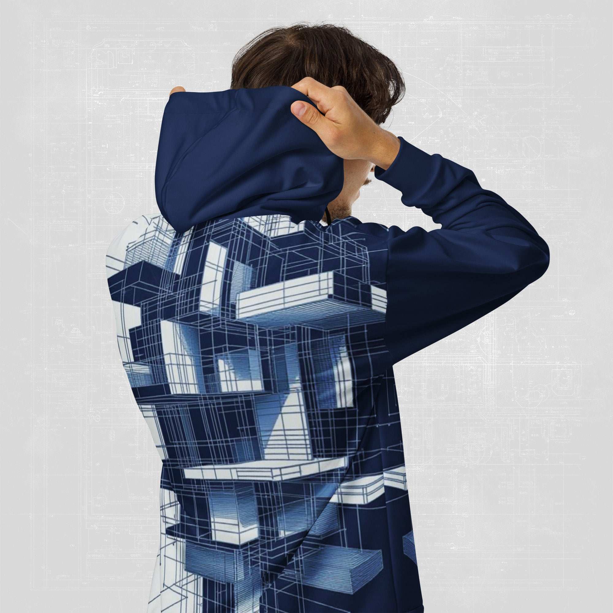 Men's Blueprint Bleed Hoodie (No.20)