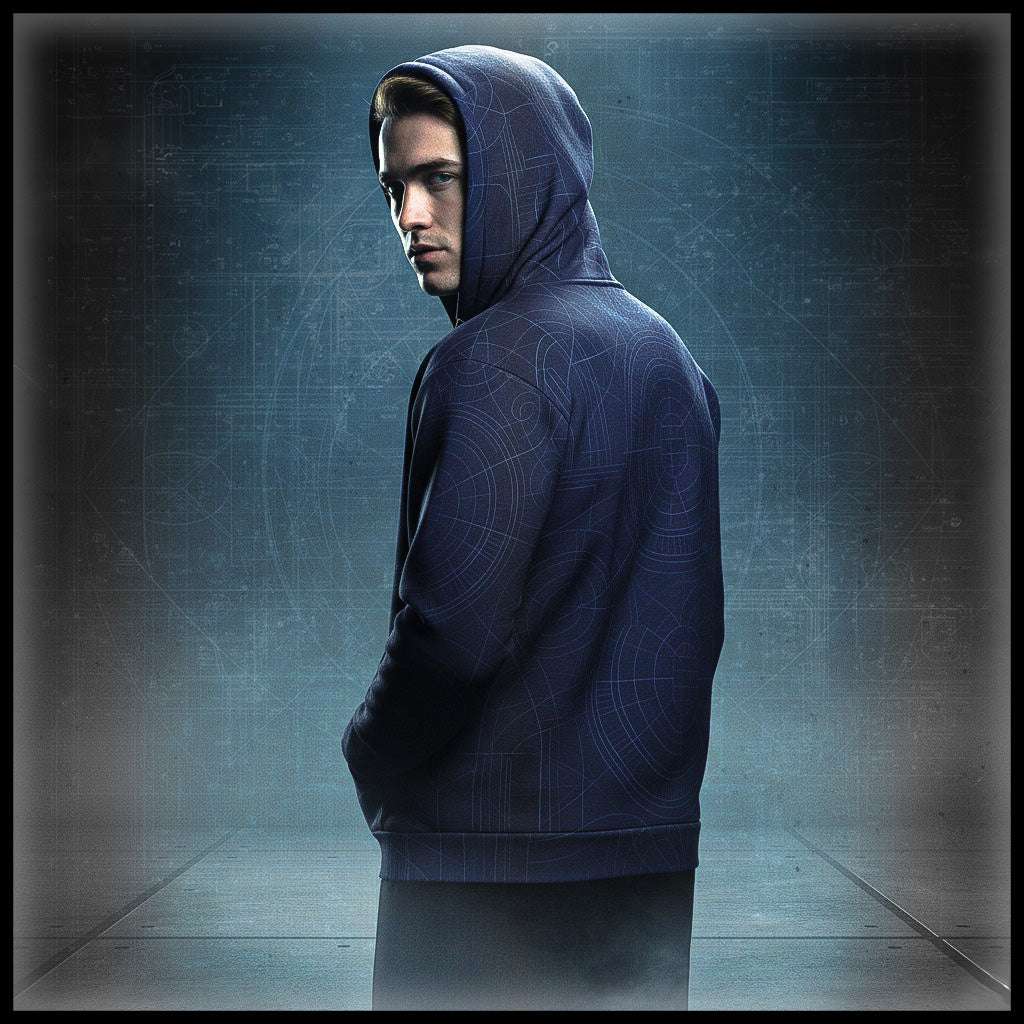 Men's Blueprint Bleed Hoodie (No.04)