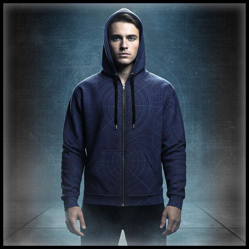 Men's Blueprint Bleed Hoodie (No.04)
