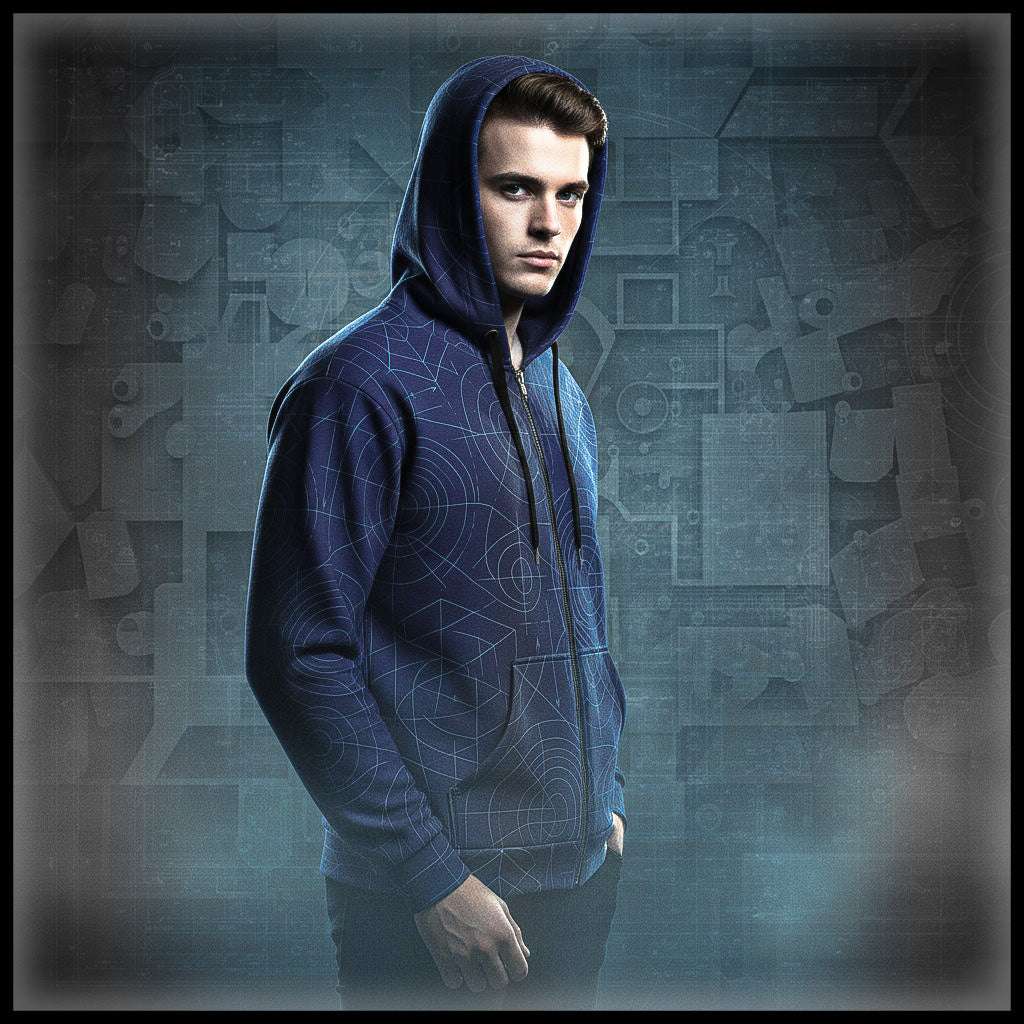 Men's Blueprint Bleed Hoodie (No.05)