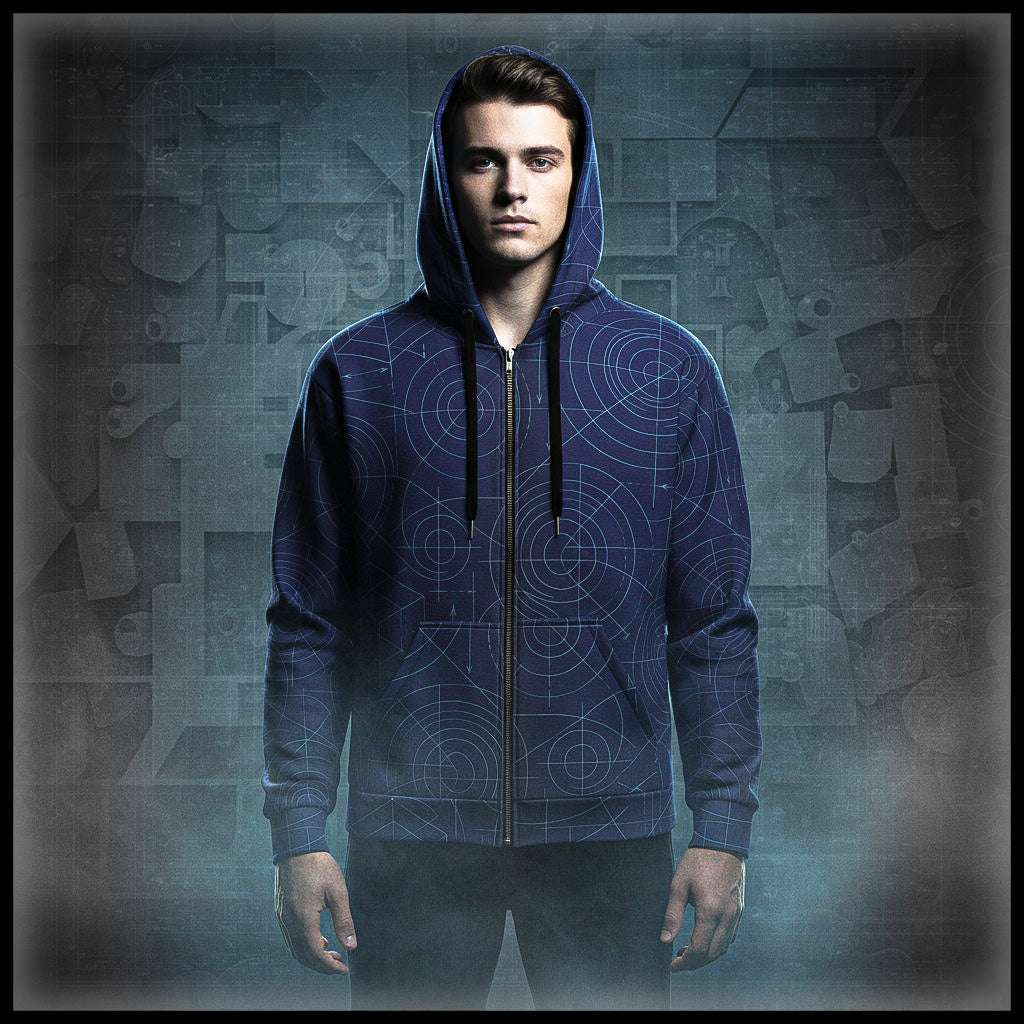 Men's Blueprint Bleed Hoodie (No.05)
