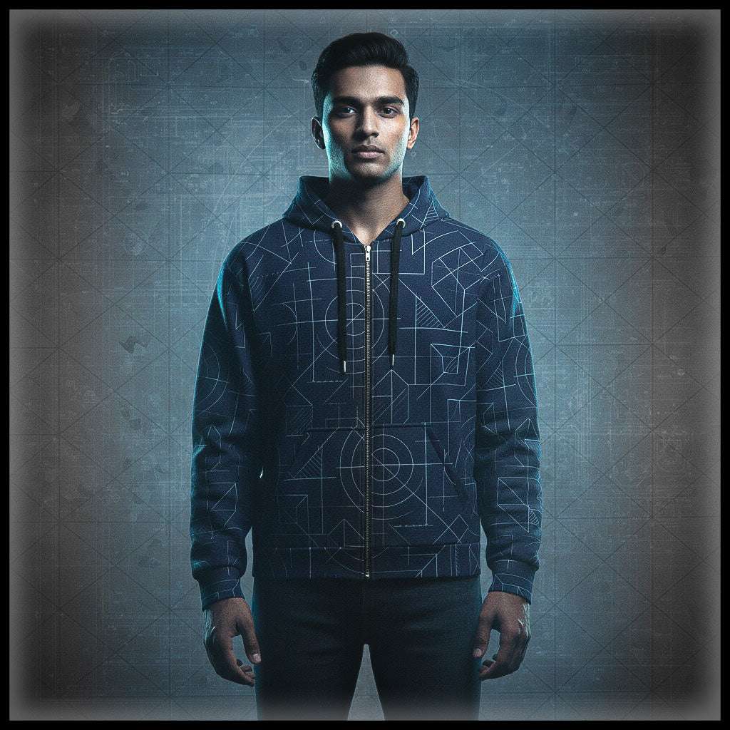 Men's Blueprint Bleed Hoodie (No.07)