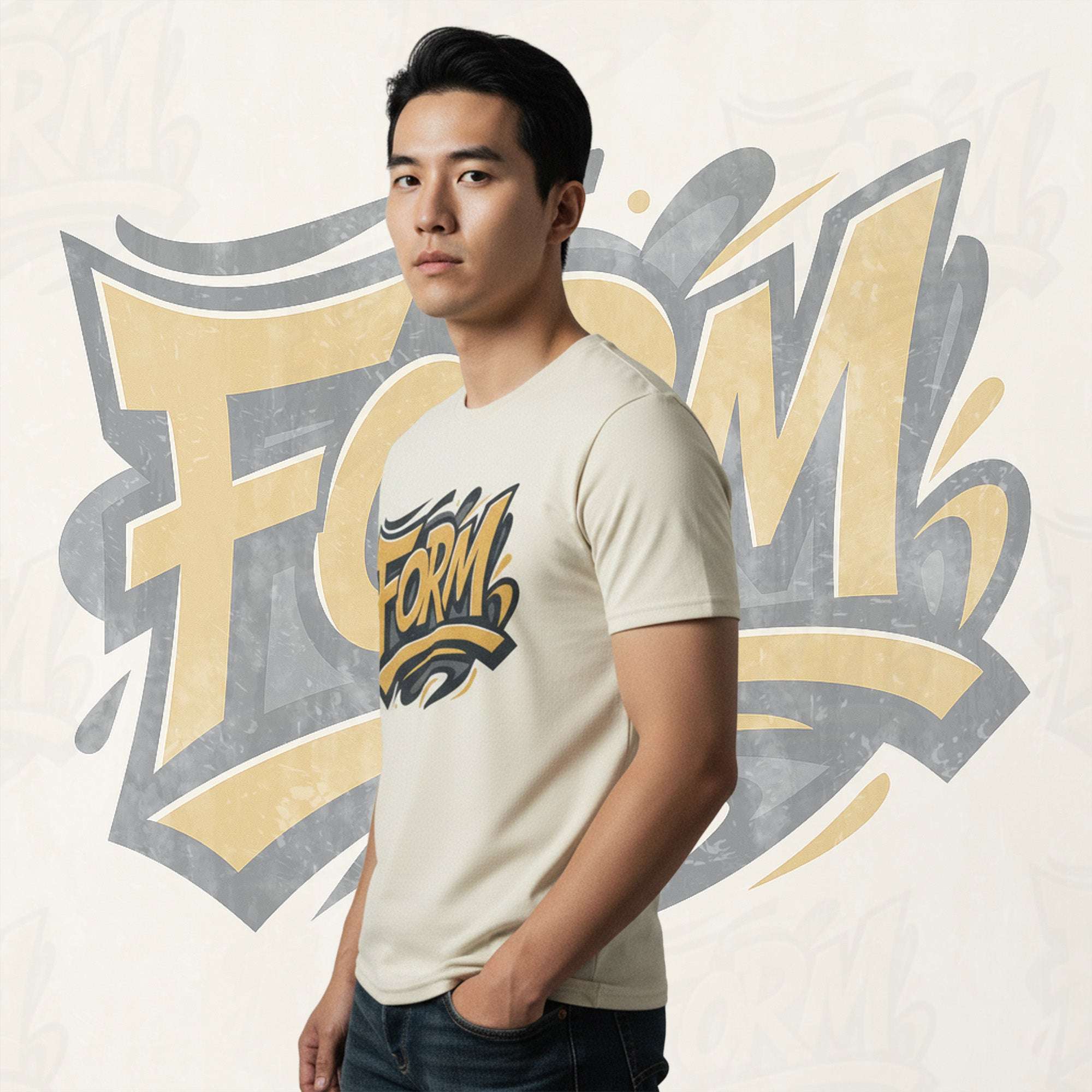 Men's Brand Tag Tee (No.08)