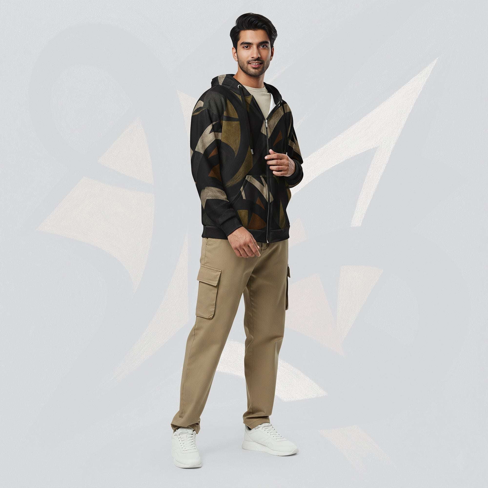 Men's Shadow Drip Hoodie (No.04)