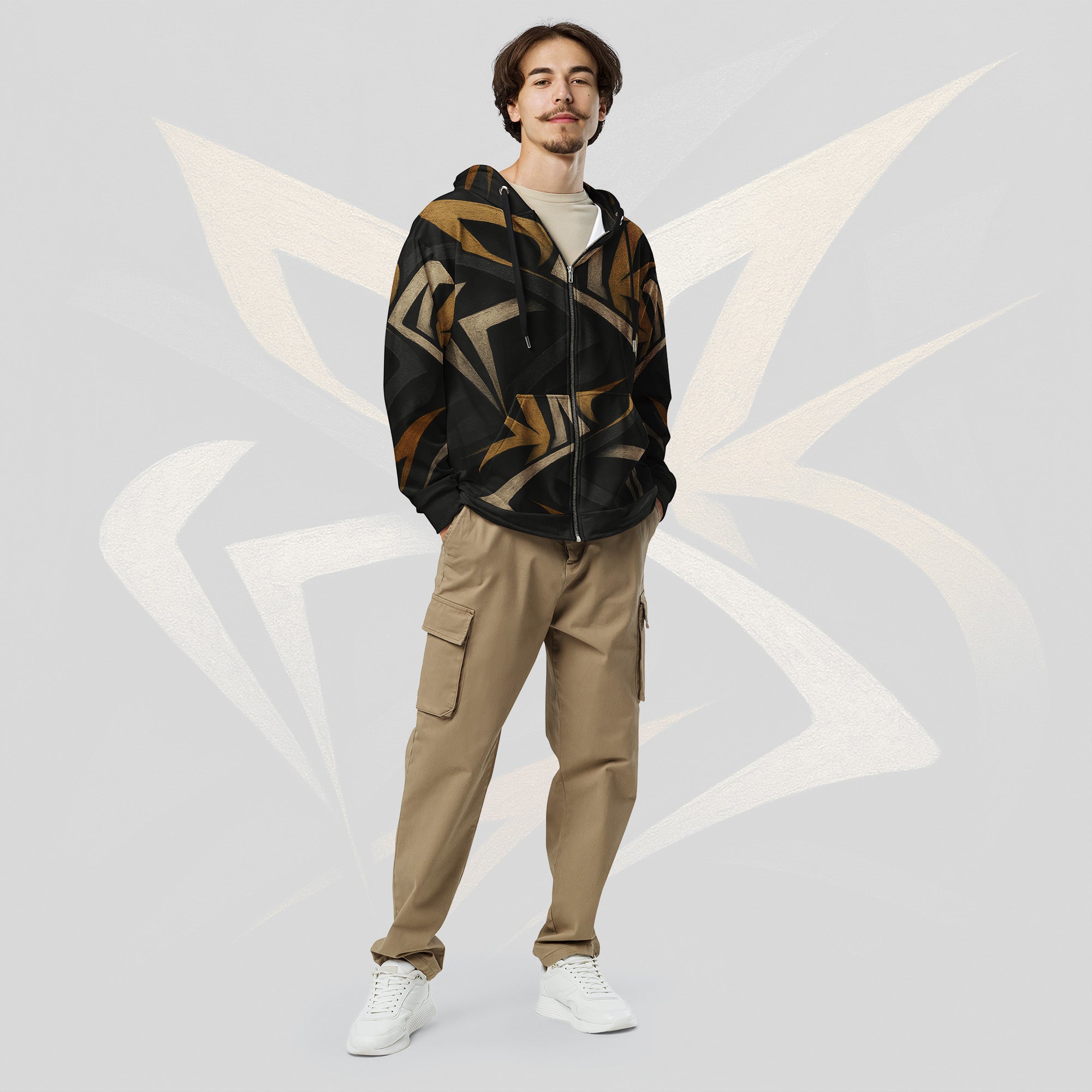 Men's Shadow Drip Hoodie (No.06)