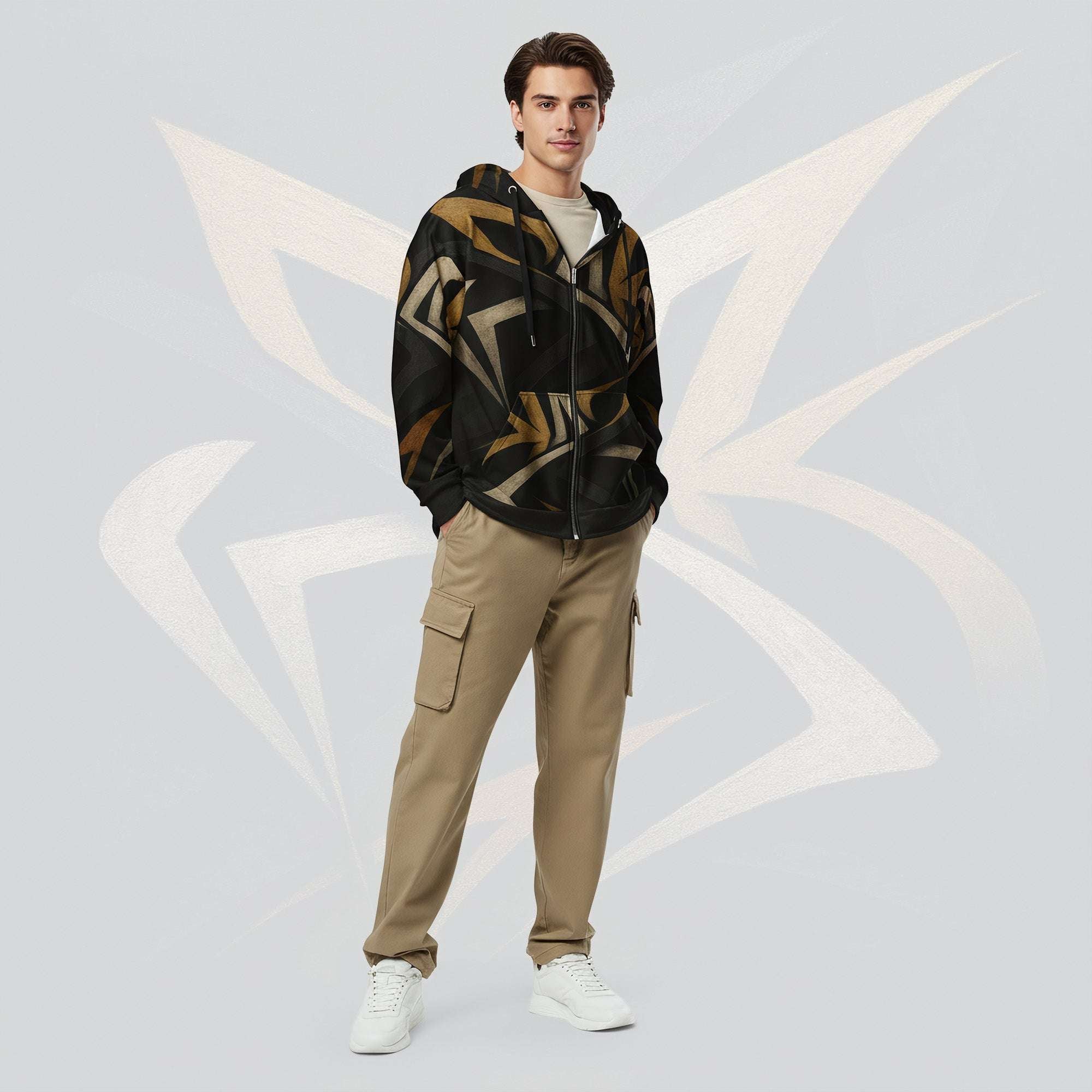 Men's Shadow Drip Hoodie (No.06)