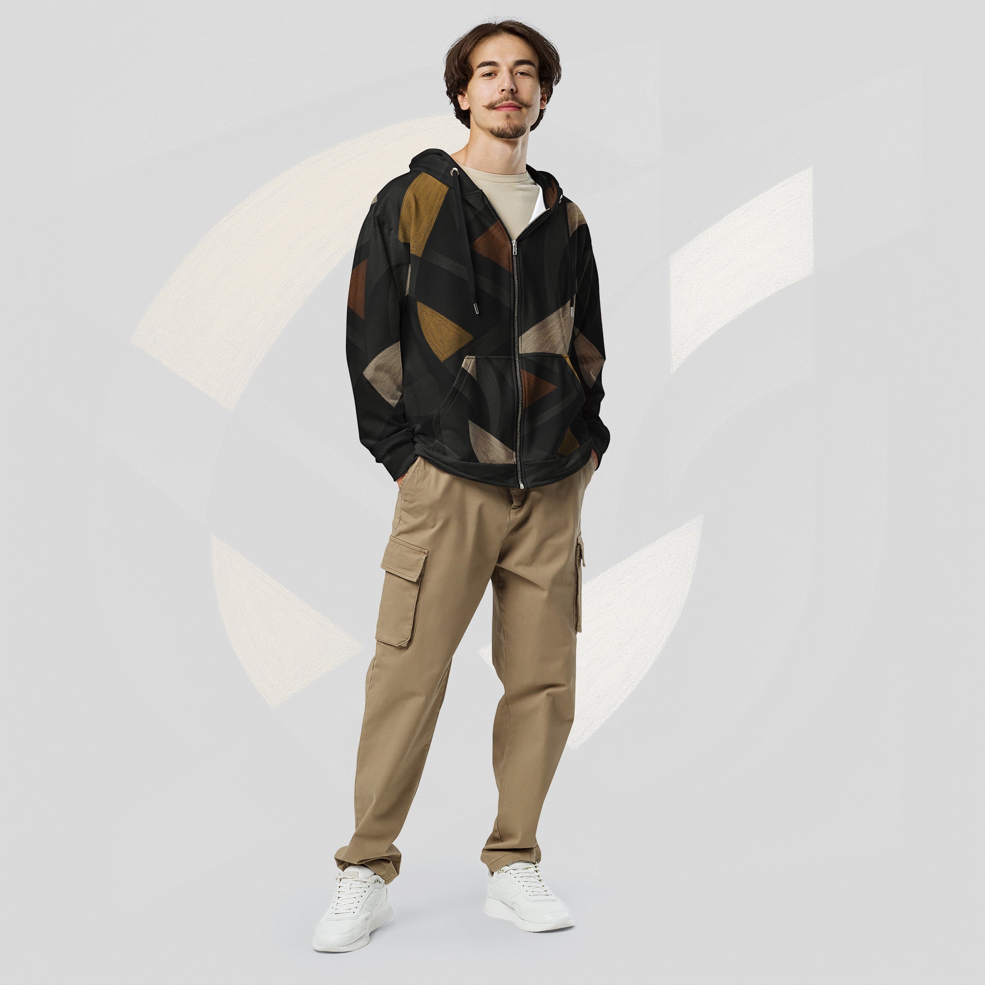 Men's Shadow Drip Hoodie (No.07)