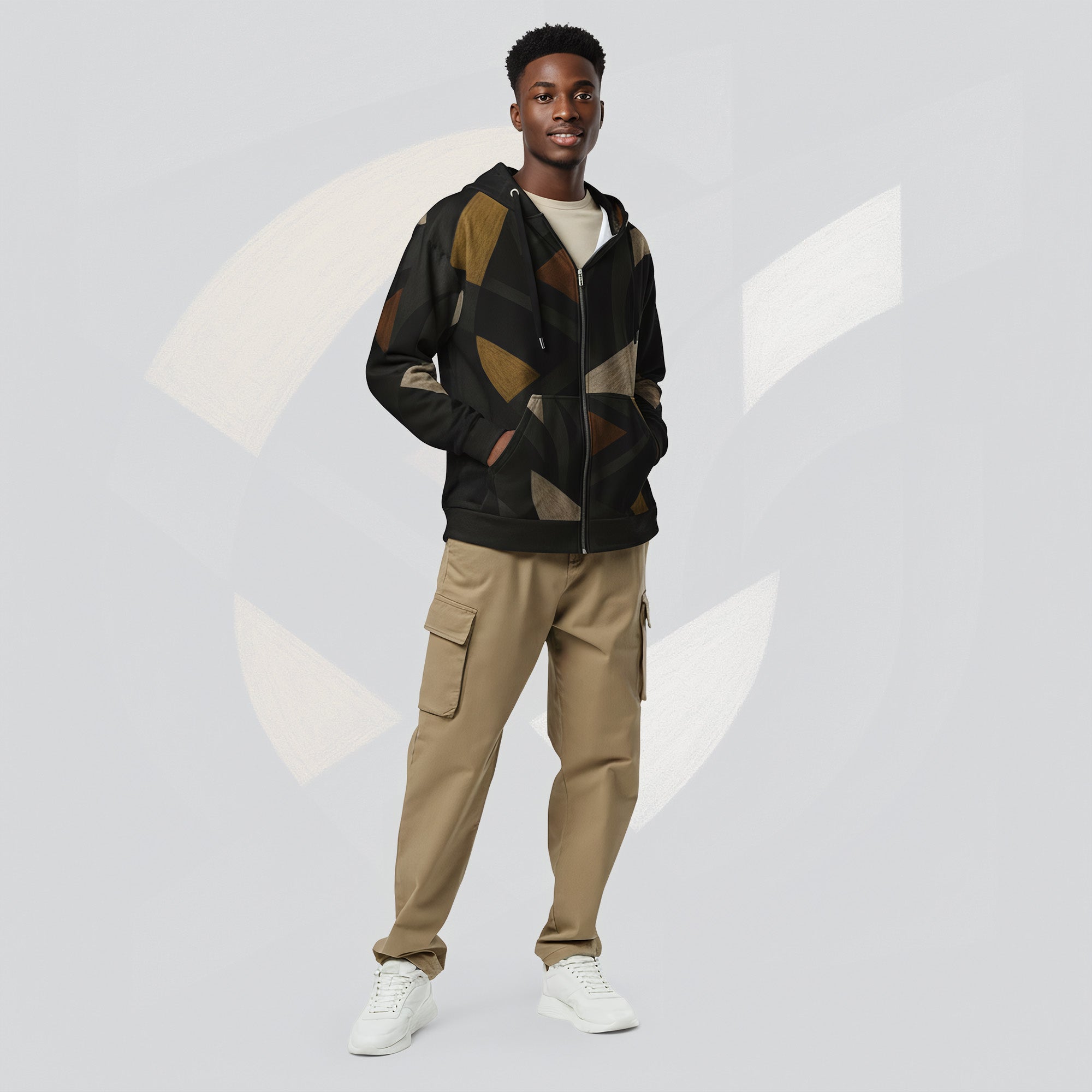 Men's Shadow Drip Hoodie (No.07)