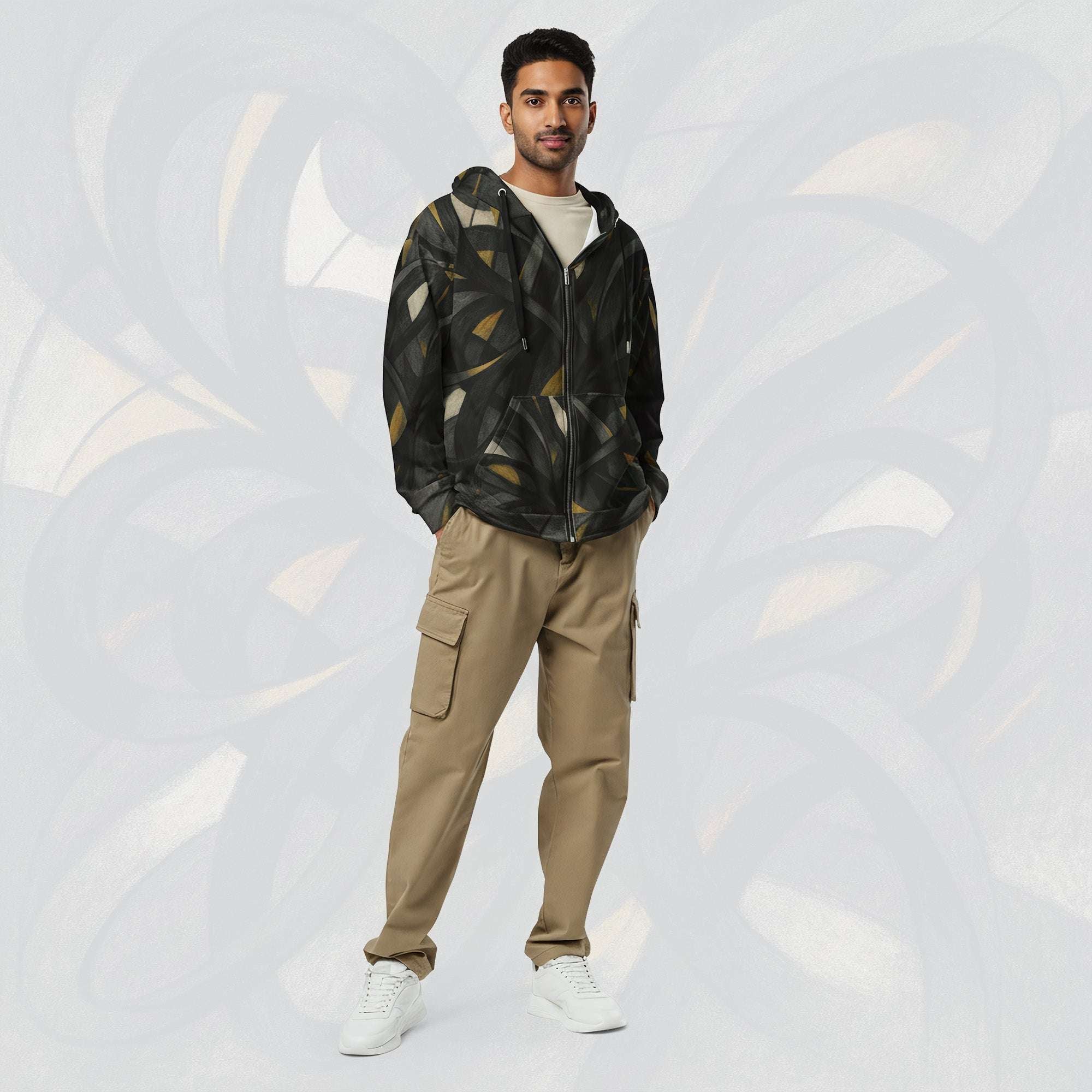 Men's Shadow Drip Hoodie (No.08)