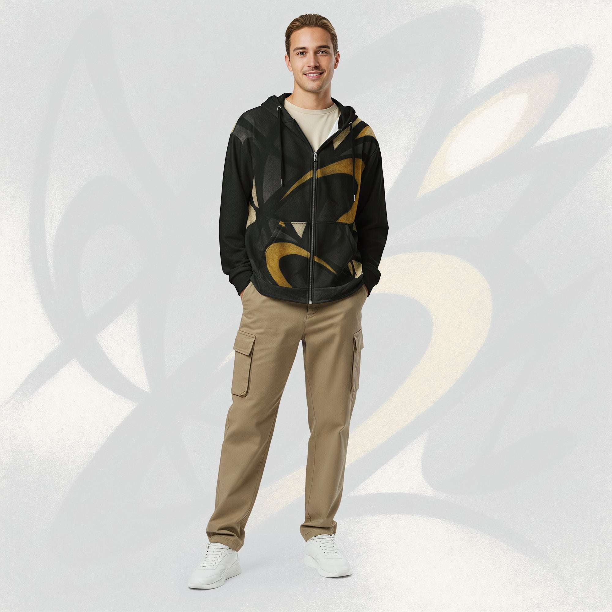 Men's Shadow Drip Hoodie (No.11)