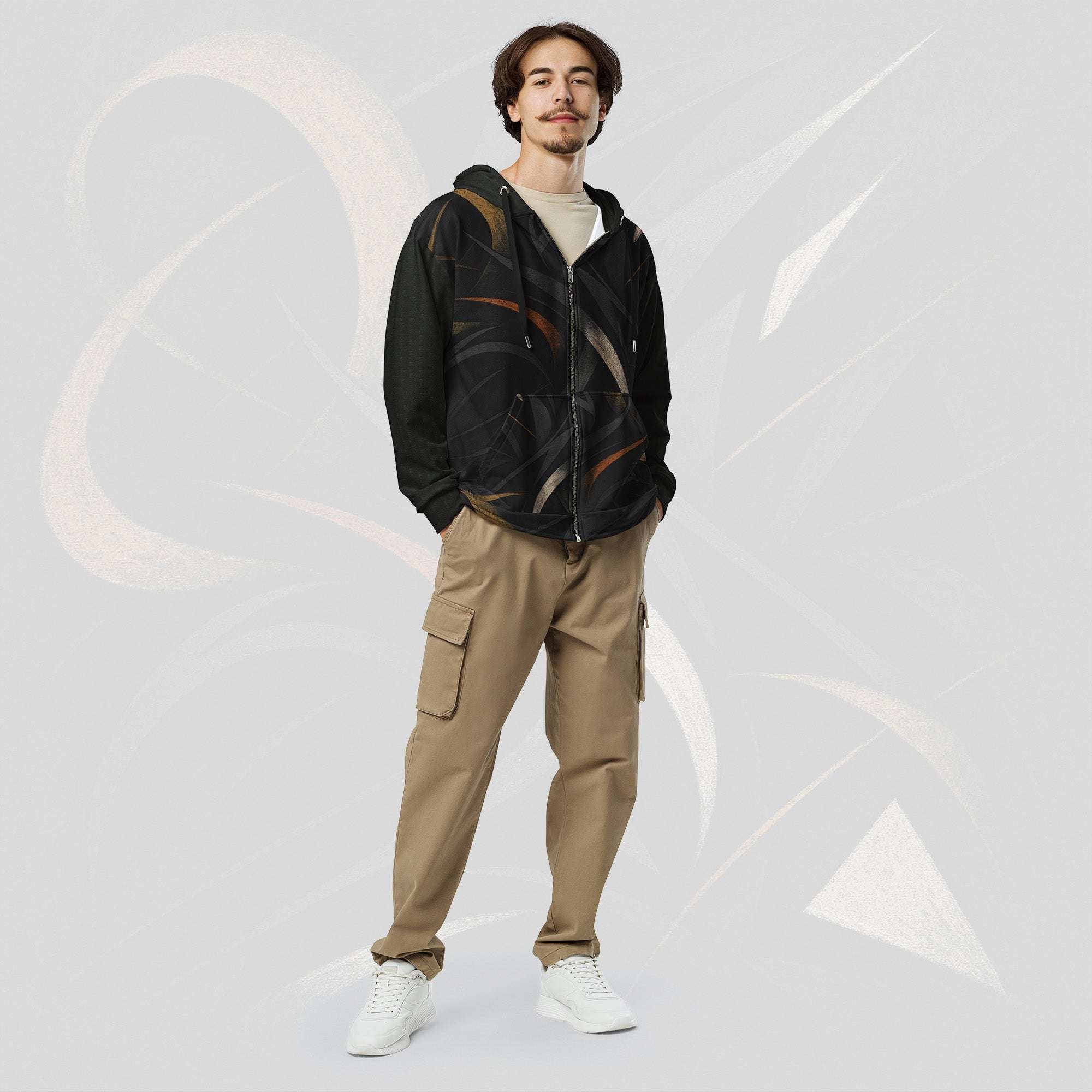 Men's Shadow Drip Hoodie (No.15)