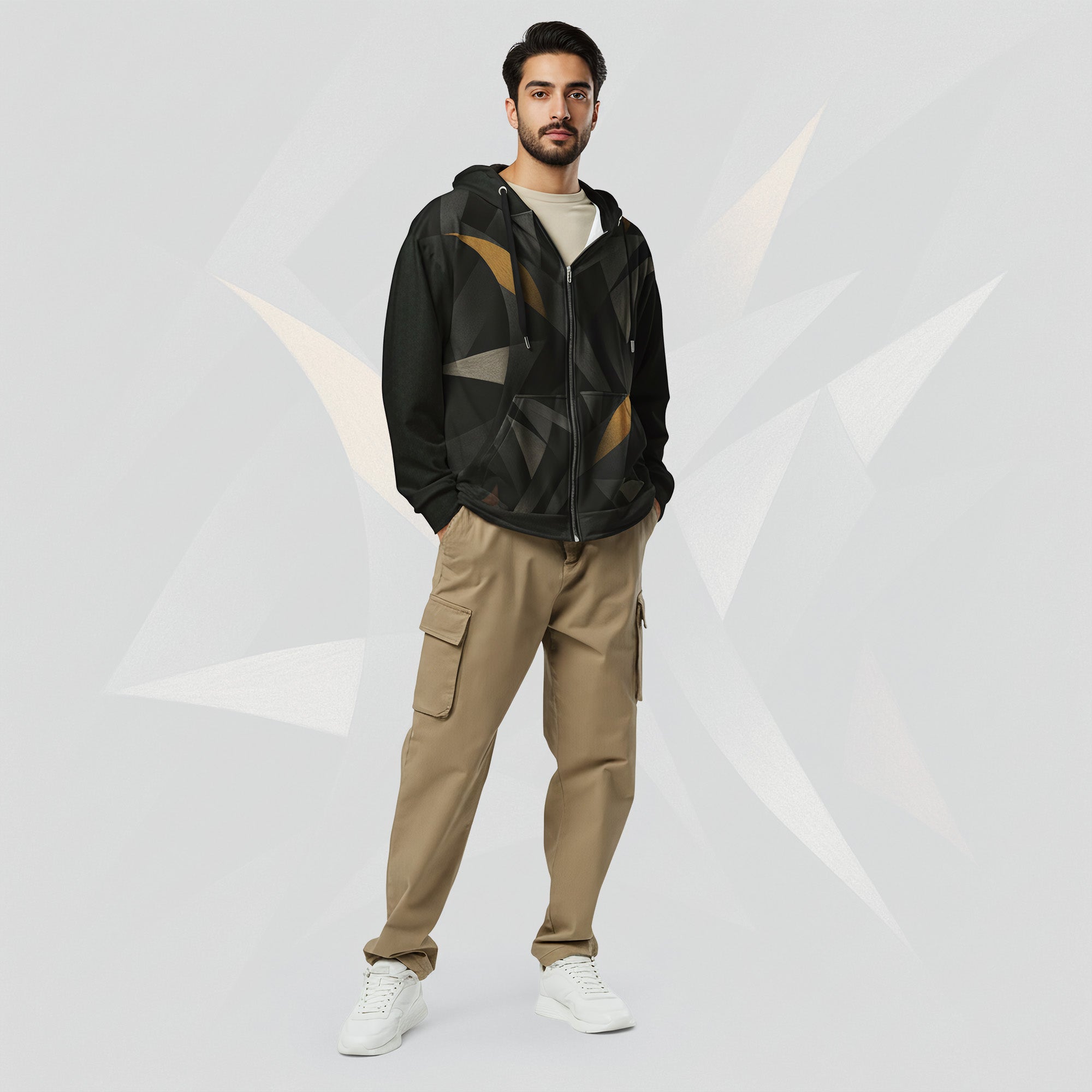 Men's Shadow Drip Hoodie (No.18)