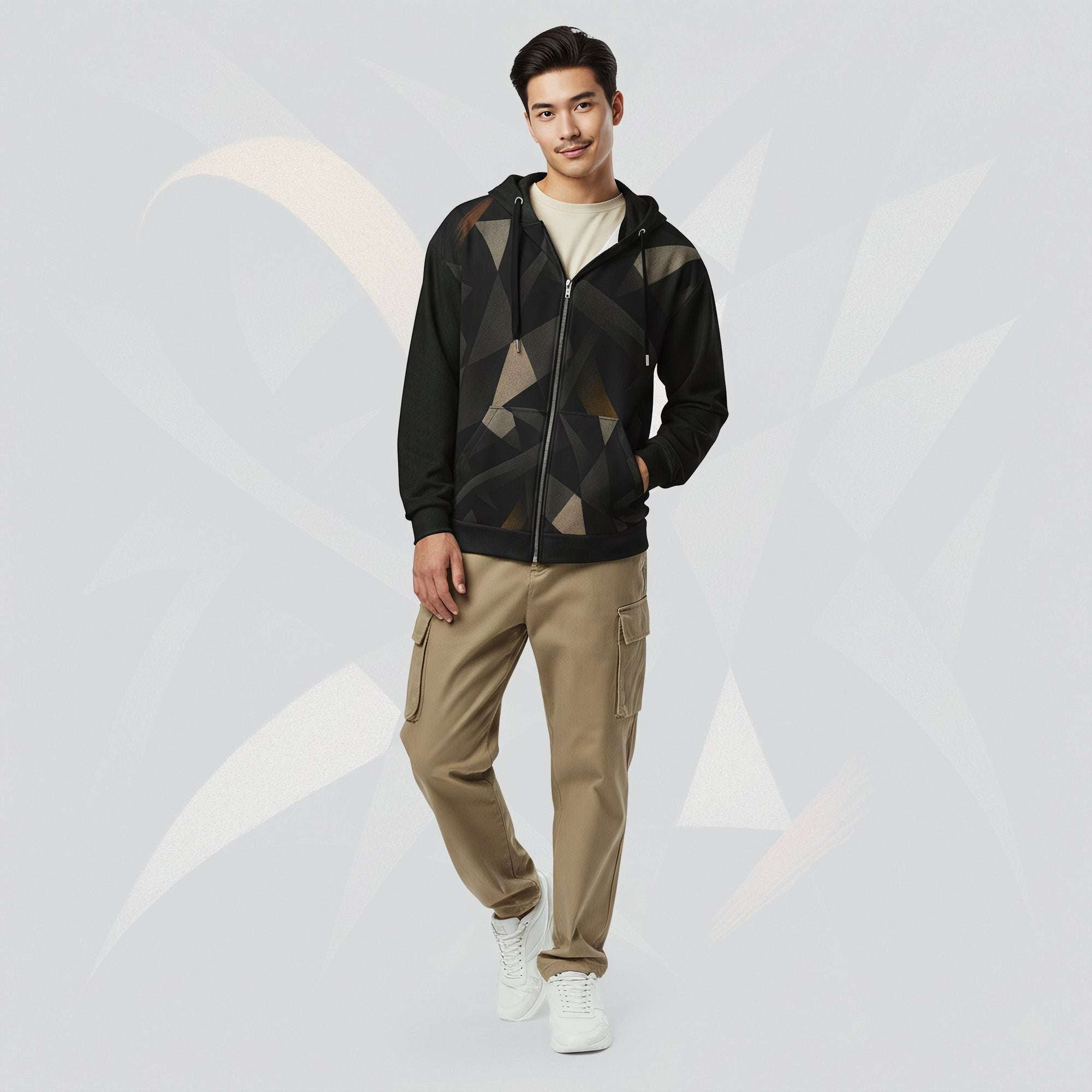 Men's Shadow Drip Hoodie (No.19)