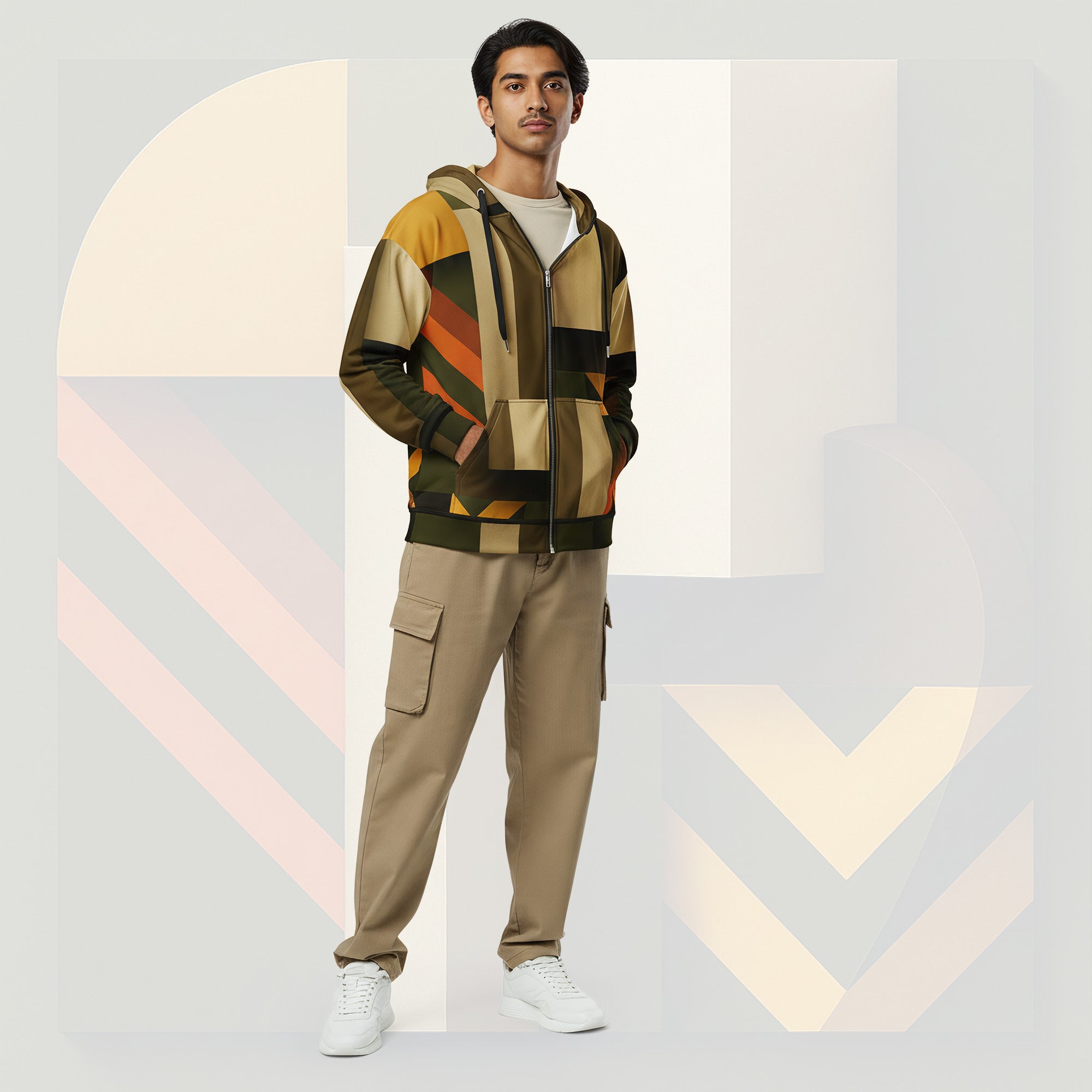 Men's Urban Utility Hoodie (No.08)