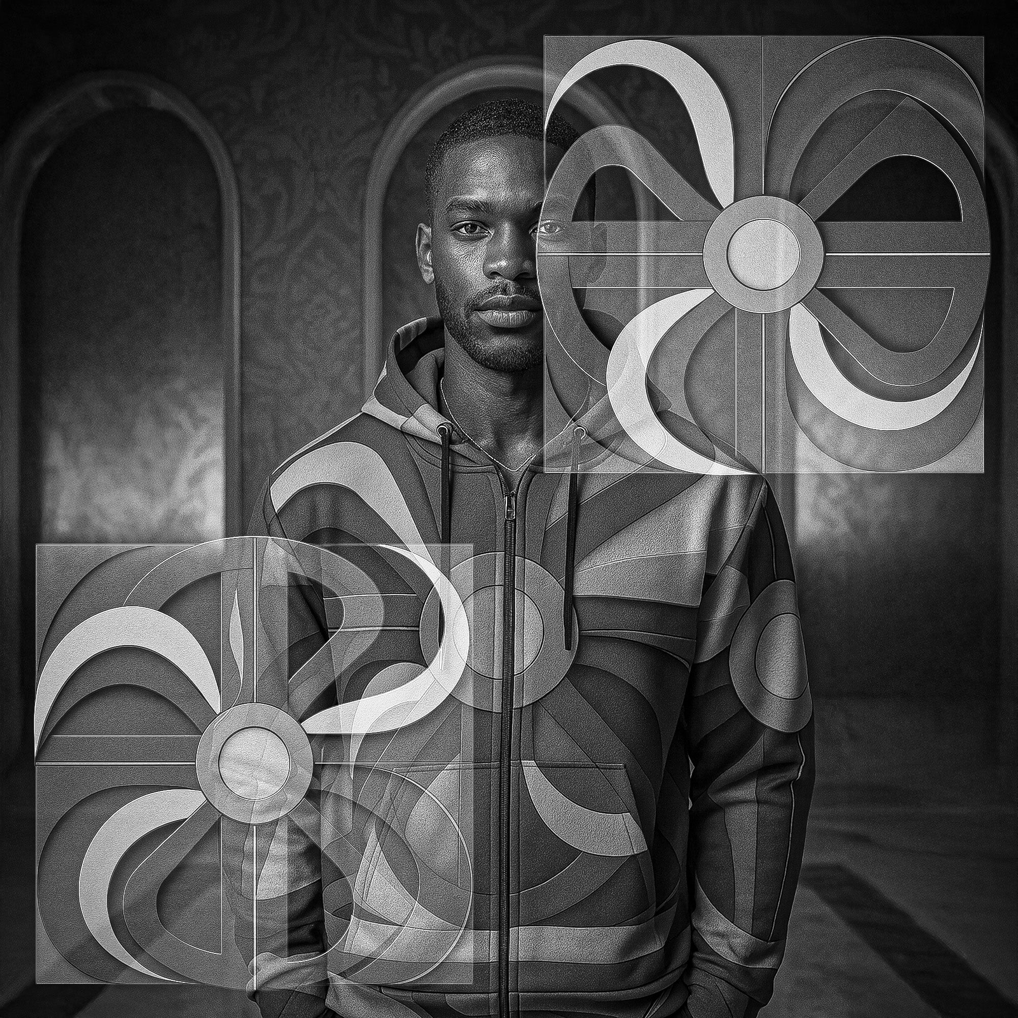 Men's Urban Utility Hoodie (No.03)