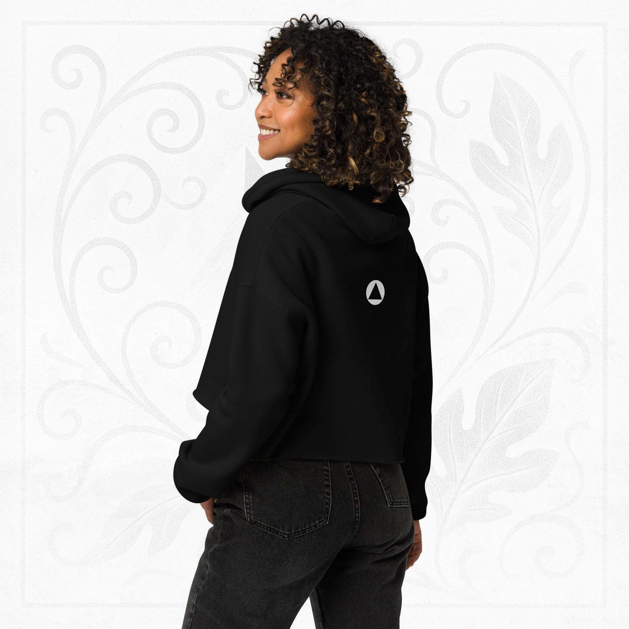 Women’s FrameEdge Crop Hoodie (No.02)