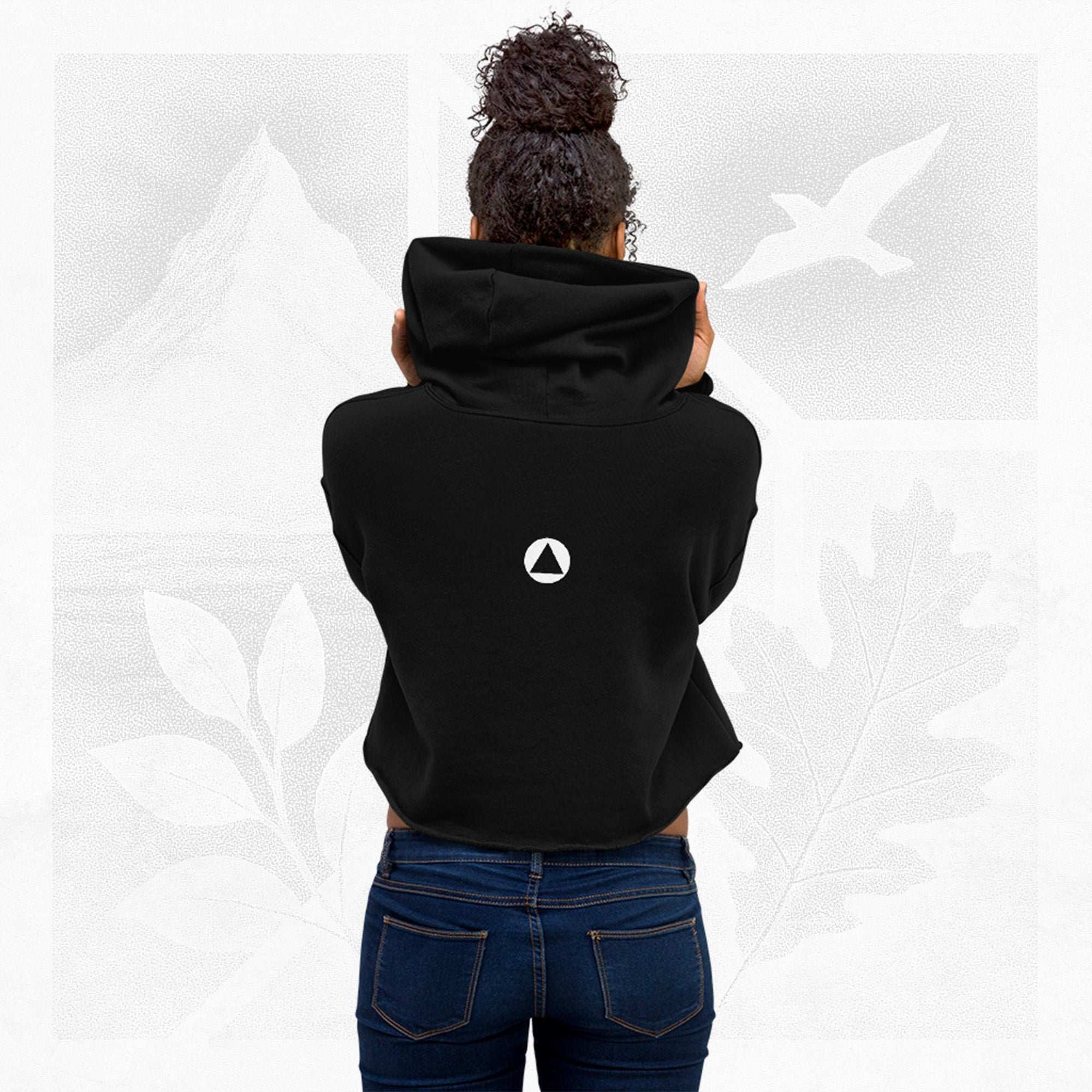 Women’s FrameEdge Crop Hoodie (No.03)