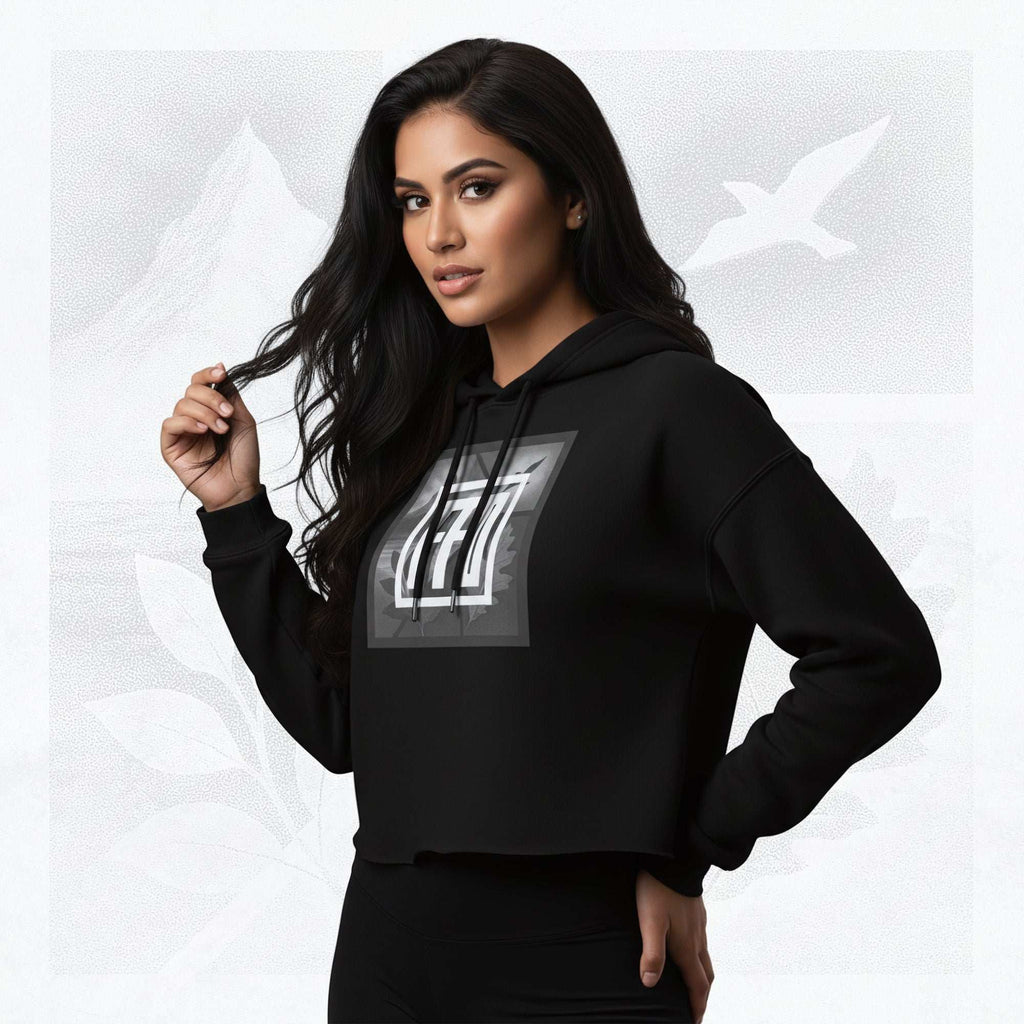 Women’s FrameEdge Crop Hoodie (No.03)