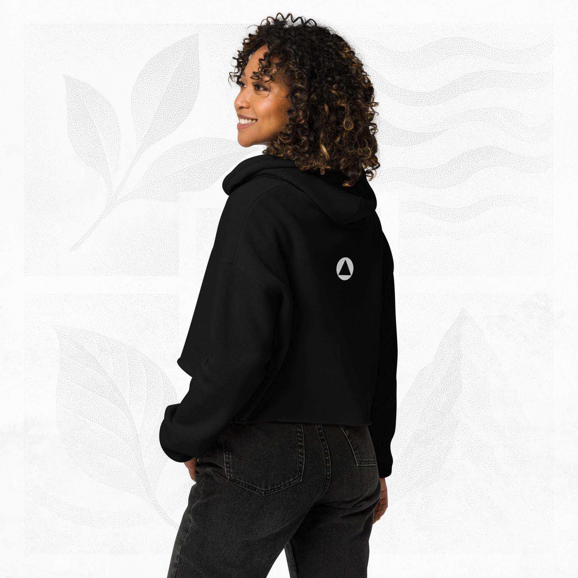 Women’s FrameEdge Crop Hoodie (No.05)