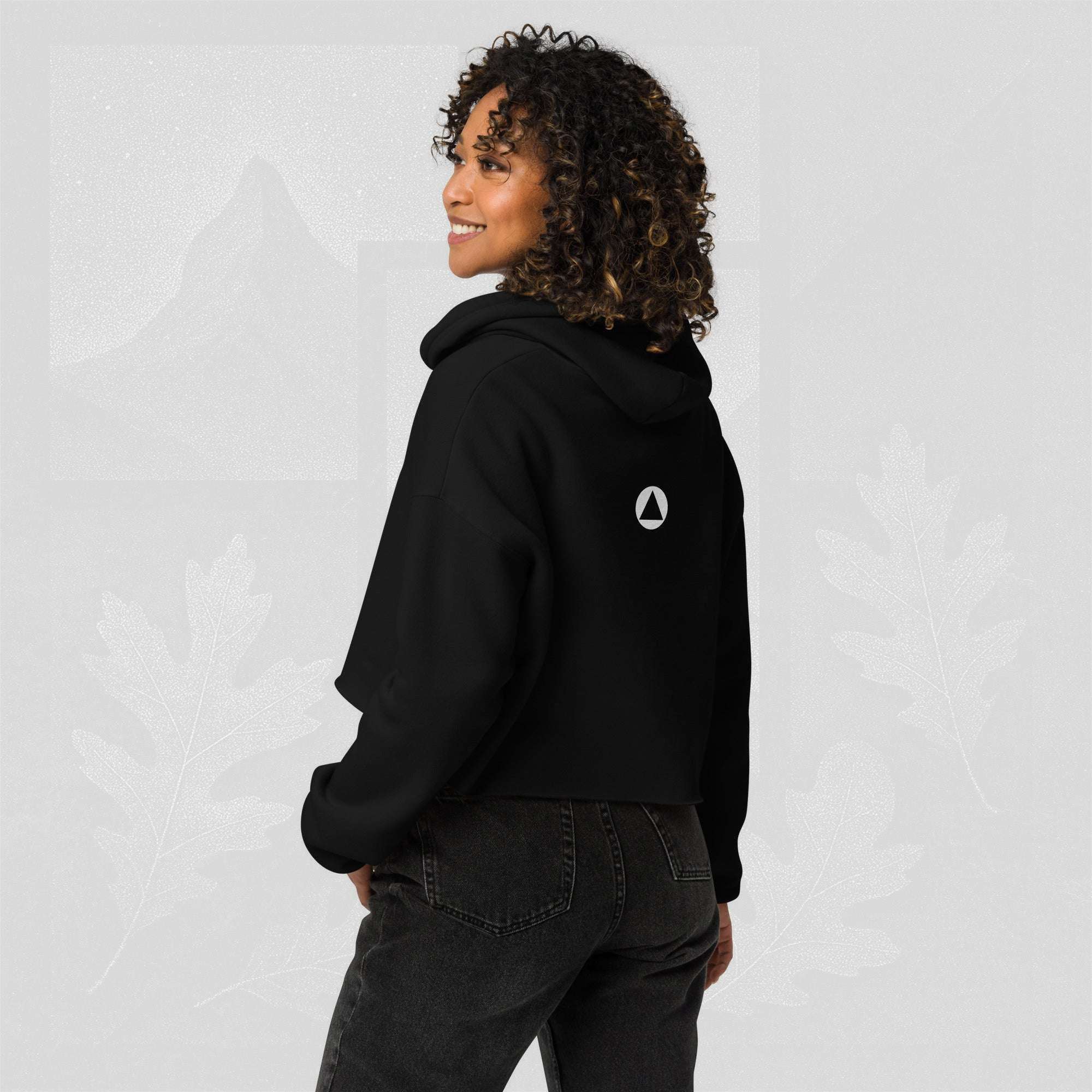 Women’s FrameEdge Crop Hoodie (No.11)
