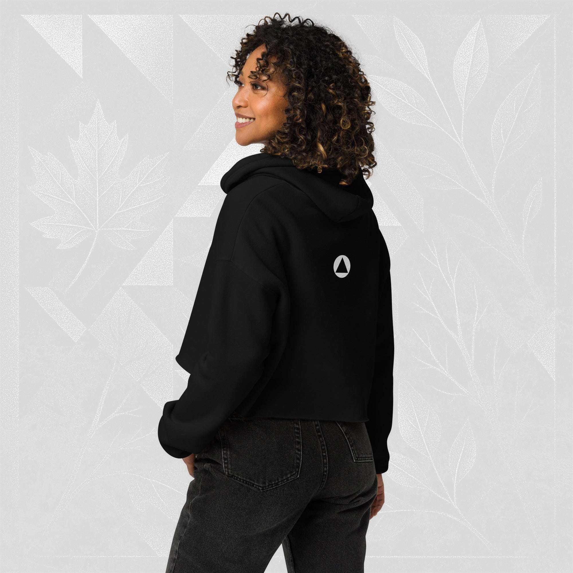 Women’s FrameEdge Crop Hoodie (No.14)