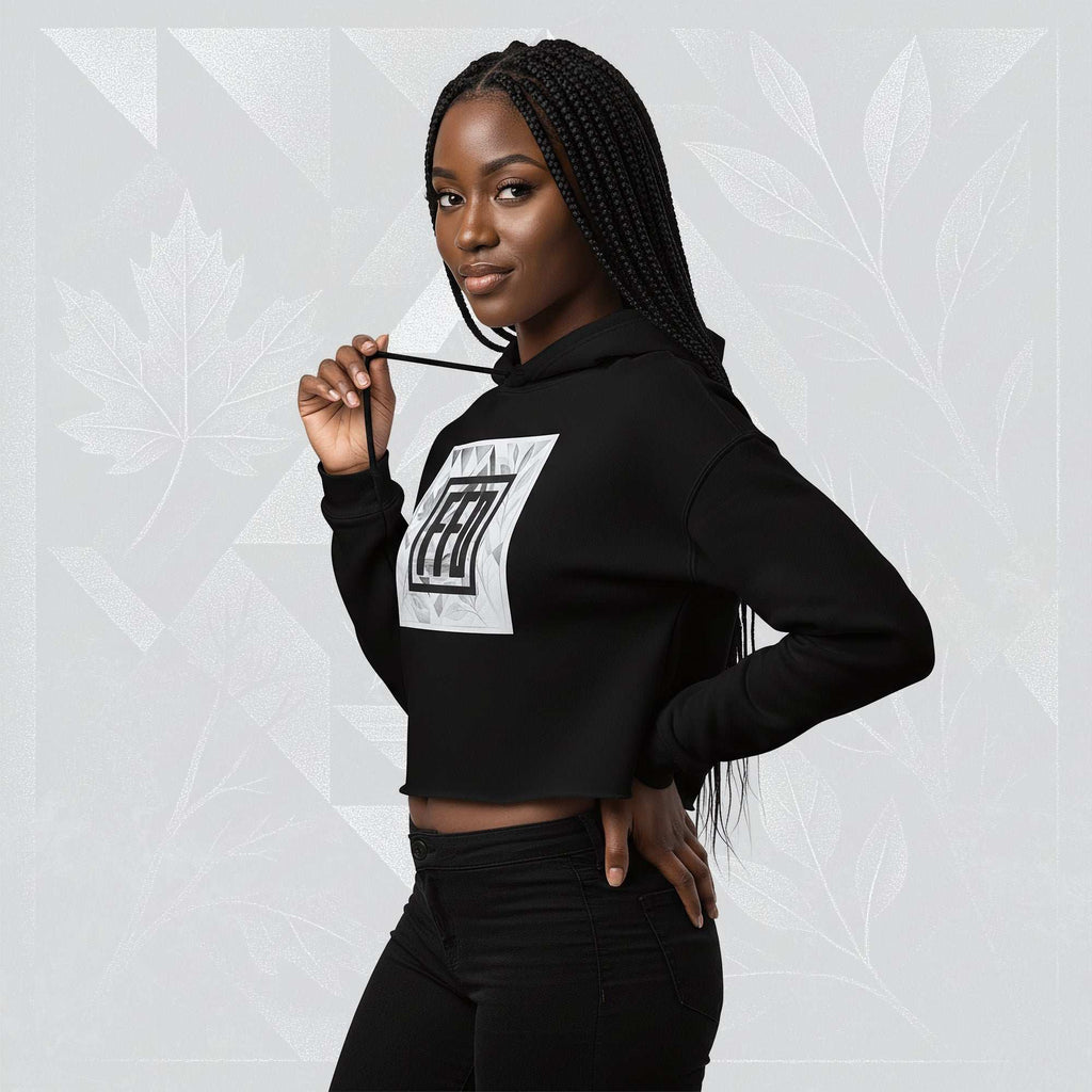 Women’s FrameEdge Crop Hoodie (No.14)