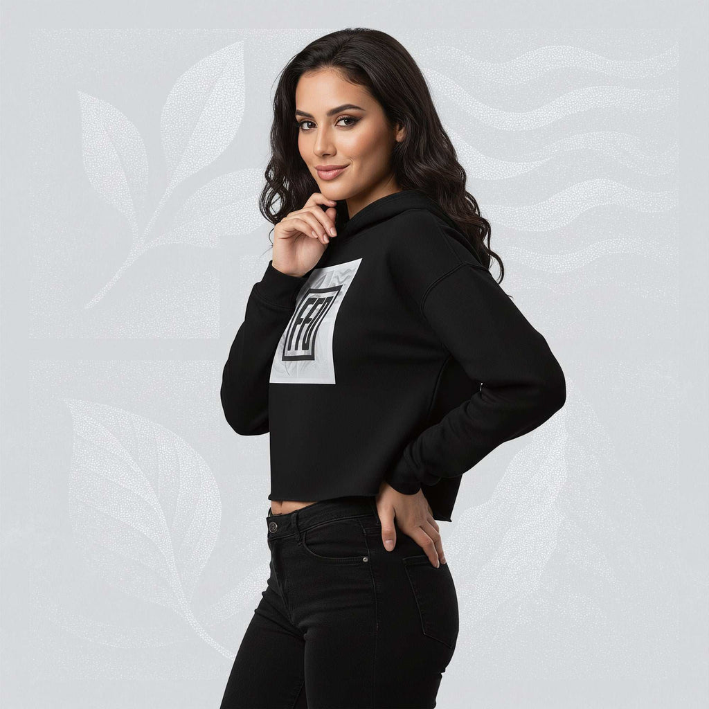 Women’s FrameEdge Crop Hoodie (No.15)