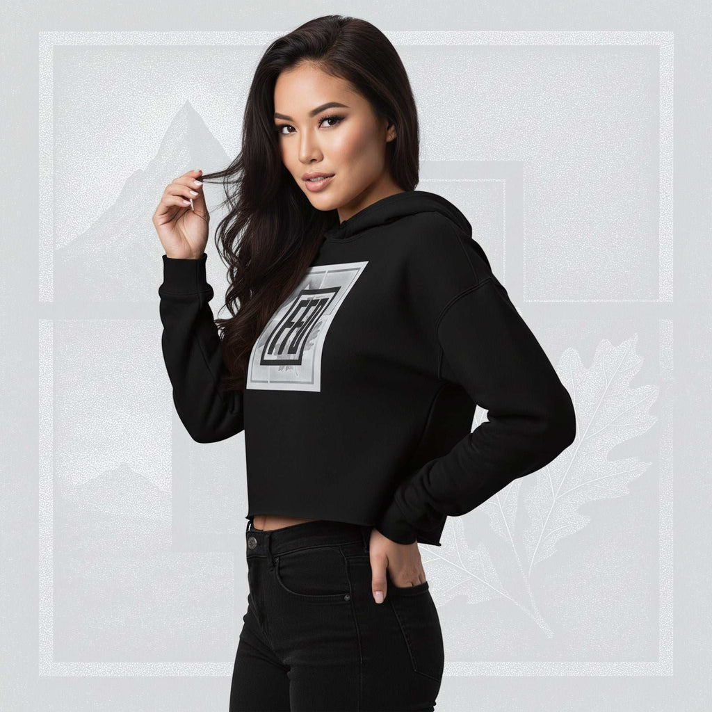 Women’s FrameEdge Crop Hoodie (No.16)