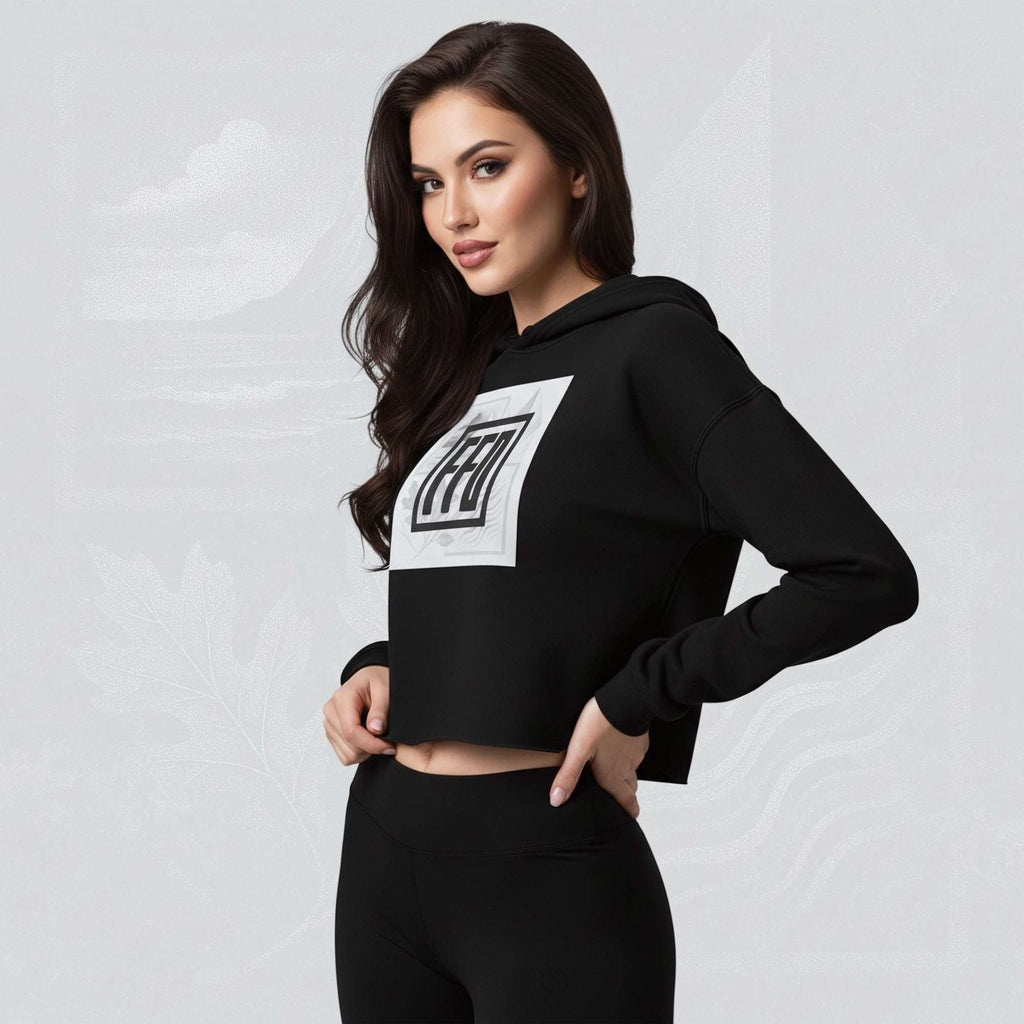 Women’s FrameEdge Crop Hoodie (No.19)