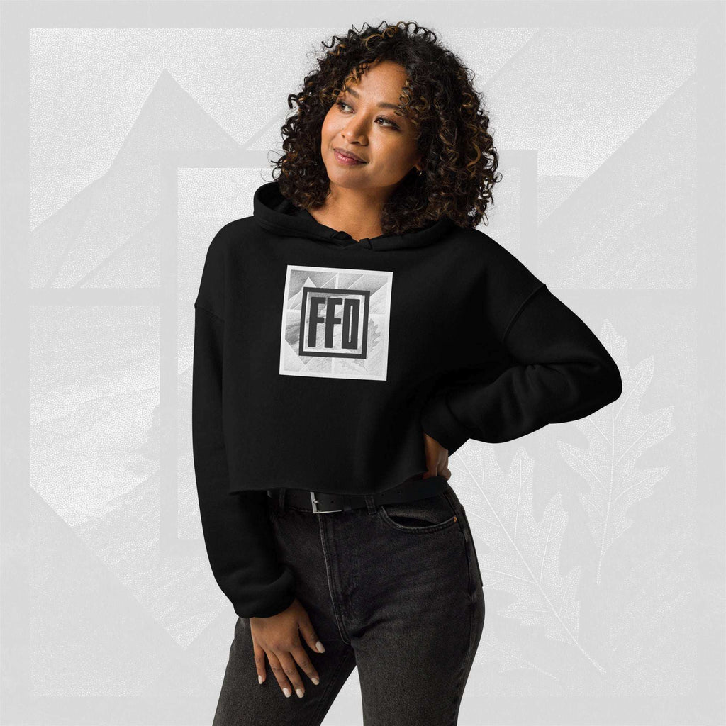 Women’s FrameEdge Crop Hoodie (No.20)