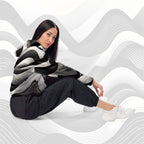 Women's ICN Cropped Windbreaker Print (No.02)