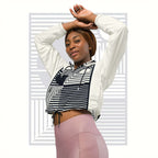 Women's ICN Cropped Windbreaker Print (No.03)