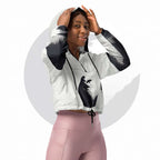 Women's ICN Cropped Windbreaker Print (No.07)