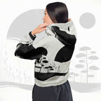 Women's ICN Cropped Windbreaker Print (No.09)