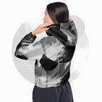 Women's ICN Cropped Windbreaker Print (No.10)