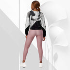 Women's ICN Cropped Windbreaker Print (No.12)