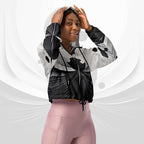 Women's ICN Cropped Windbreaker Print (No.19)