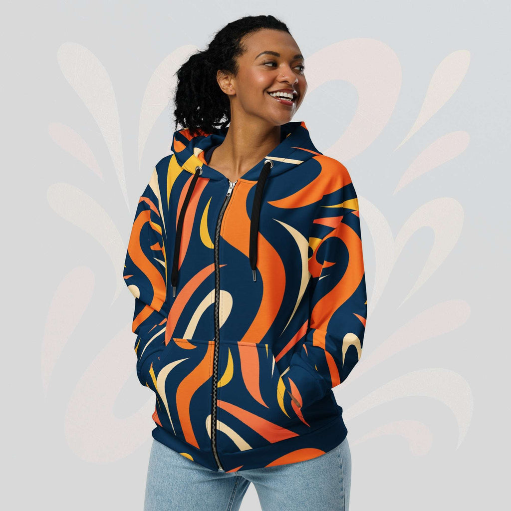 Women's Coral Canvas Hoodie (No.15)